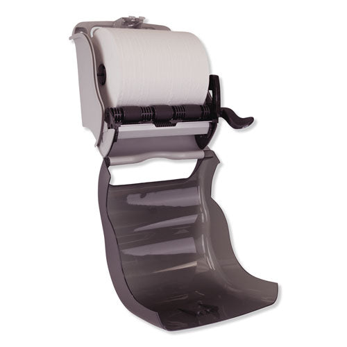 Image of Tork® Compact Hand Towel Roll Dispenser, 12.49 X 8.6 X 12.82, Smoke