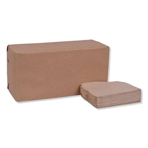 Image of Tork® Universal Masterfold Dispenser Napkins, 1-Ply, 13" X 12" Natural, 6000/ct
