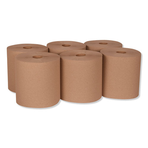 Image of Tork® Universal Hand Towel Roll, 1-Ply, 7.88" x 800 ft, Natural, 6 Rolls/Carton