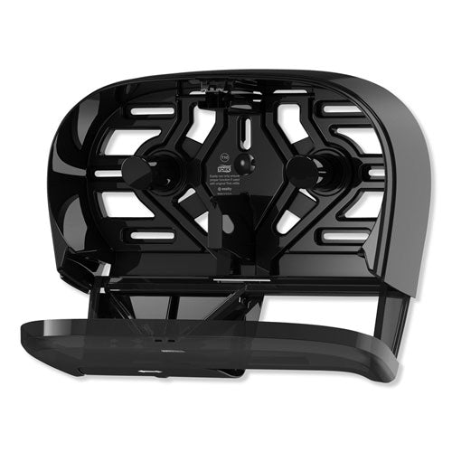 Image of Tork® High Capacity Bath Tissue Roll Dispenser for OptiCore, 16.62 x 5.25 x 9.93, Black