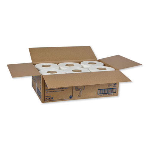 Image of Tork® Centerfeed Hand Towel, 2-Ply, 7.6 X 11.75, White, 530/roll, 6 Roll/carton