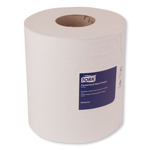 Image of Tork® Advanced Centerfeed Hand Towel, 2-Ply, 8.25 X 11.8, White, 610/roll, 6/carton
