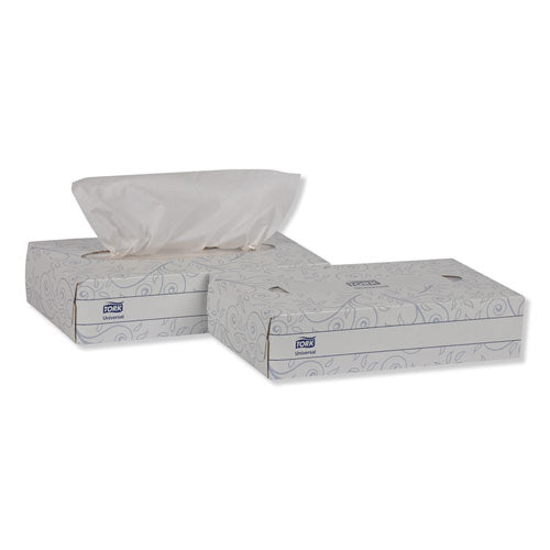 Image of Tork® Universal Facial Tissue, 2-Ply, White, 100 Sheets/box, 30 Boxes/carton