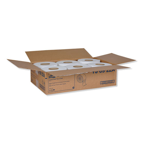 Image of Tork® Universal Jumbo Bath Tissue, Septic Safe, 2-Ply, White, 3.48" X 1,000 Ft, 12/carton