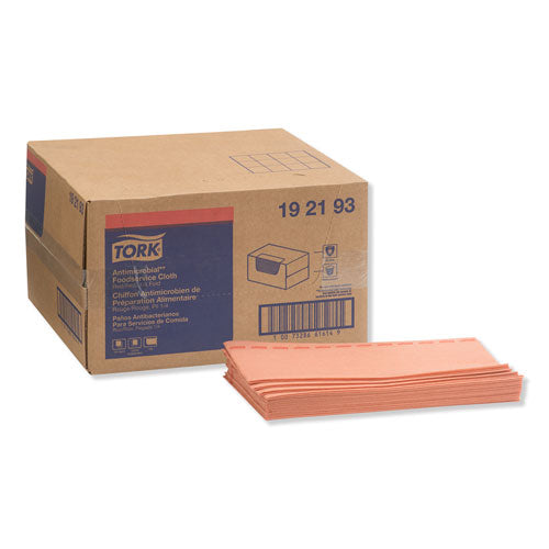 Image of Tork® Foodservice Cloth, 13 x 24, Red, 150/Carton