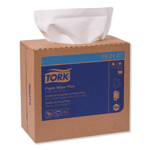Image of Tork® Multipurpose Paper Wiper, 9.25 X 16.25, White, 100/box, 8 Boxes/carton