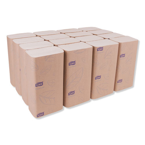 Image of Tork® Multifold Paper Towels, 2-Ply, 9.13 x 9.5, White, 189/Pack, 16 Packs/Carton