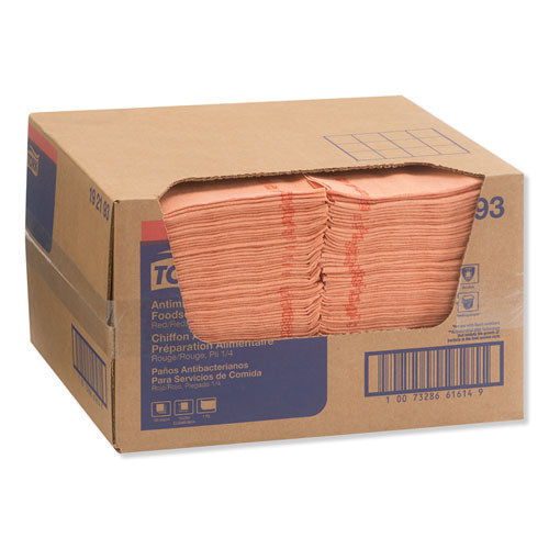 Image of Tork® Foodservice Cloth, 13 x 24, Red, 150/Carton