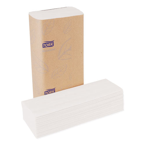 Image of Tork® Multifold Paper Towels, 2-Ply, 9.13 x 9.5, White, 189/Pack, 16 Packs/Carton