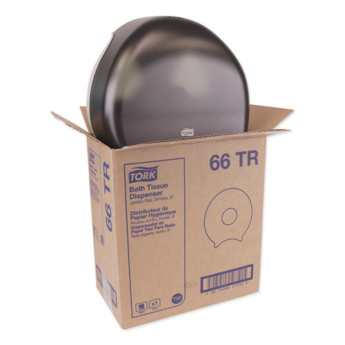 Image of Tork® Jumbo Bath Tissue Dispenser, 10.63 X 5.75 X 12, Smoke