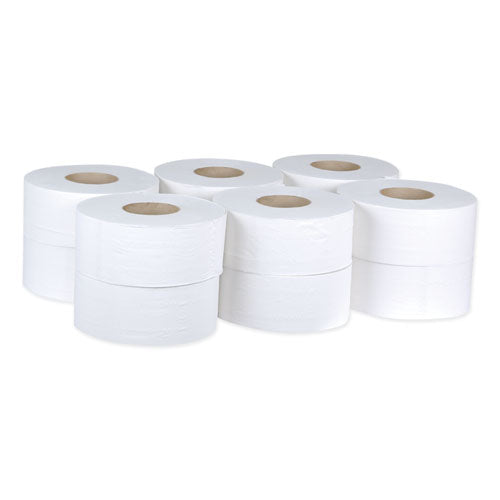 Image of Tork® Universal Jumbo Bath Tissue, Septic Safe, 2-Ply, White, 3.48" X 1,000 Ft, 12/carton