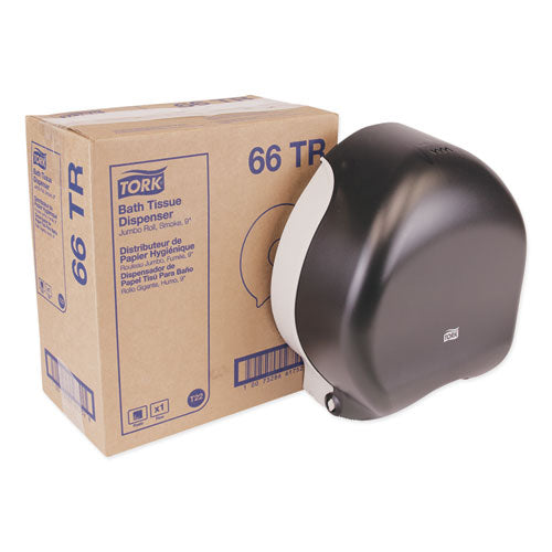 Image of Tork® Jumbo Bath Tissue Dispenser, 10.63 X 5.75 X 12, Smoke