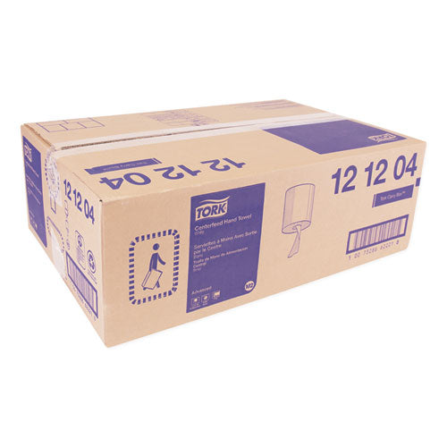 Image of Tork® Centerfeed Hand Towel, 2-Ply, 7.6 X 11.8, White, 600/roll, 6 Rolls/carton