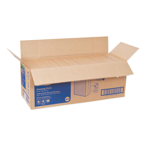 Image of Tork® Heavy-Duty Cleaning Cloth, 8.46 X 16.13, White, 80/box, 5 Boxes/carton