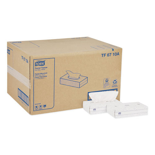 Image of Tork® Universal Facial Tissue, 2-Ply, White, 100 Sheets/box, 30 Boxes/carton