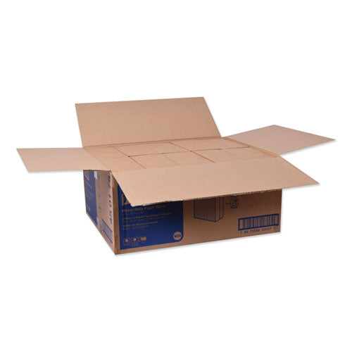 Image of Tork® Heavy-Duty Paper Wiper, 1-Ply, 9.25 x 16.25, Unscented, White, 90 Wipes/Box, 10 Boxes/Carton
