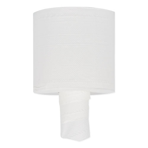 Image of Tork® Centerfeed Hand Towel, 2-Ply, 7.6 X 11.75, White, 530/roll, 6 Roll/carton