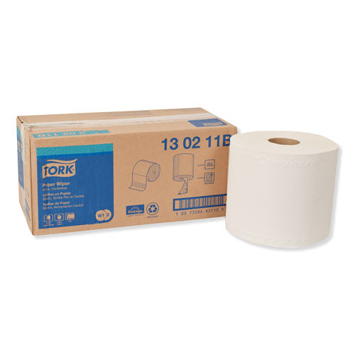 Image of Tork® Paper Wiper, Centerfeed, 2-Ply, 9 X 13, White, 800/roll, 2 Rolls/carton