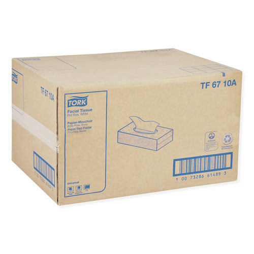 Image of Tork® Universal Facial Tissue, 2-Ply, White, 100 Sheets/box, 30 Boxes/carton