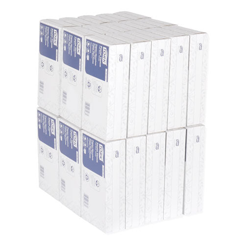Image of Tork® Advanced Facial Tissue, 2-Ply, White, Flat Box, 100 Sheets/box, 30 Boxes/carton
