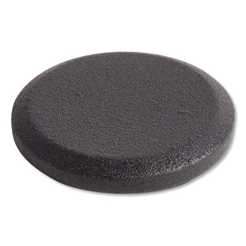 Image of U Brands High Energy Magnets, Circles, 1.25" Diameter, Black, 8/Pack