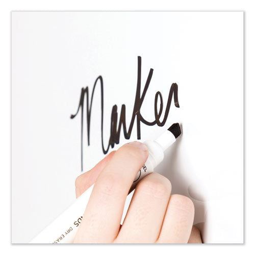 Image of U Brands PINIT Magnetic Dry Erase Board, 36" x 24" (Actual Size: 35" x 23"), White Surface, Satin Aluminum Frame