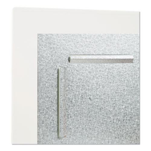 Image of U Brands Floating Glass Dry Erase Board, 36" x 24" (Actual Size: 35" x 23"), White Surface