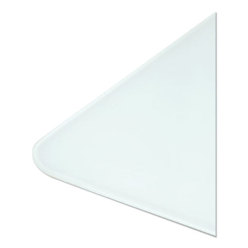 Image of U Brands Cubicle Glass Dry Erase Board, 12" x 12", White Surface