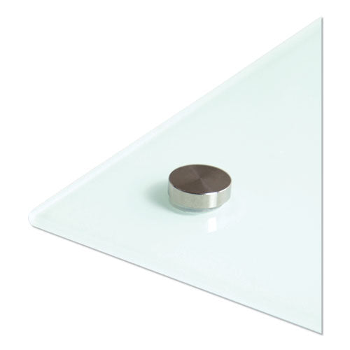 Image of U Brands Magnetic Glass Dry Erase Board Value Pack, 48" x 36" (Actual Size: 47" x 35"), Frosted White Surface
