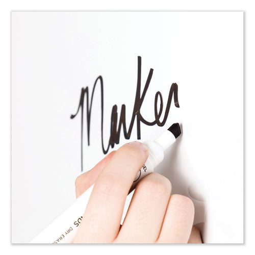 Image of U Brands PINIT Magnetic Dry Erase Board, 72" x 48" (Actual Size: 70" x 47"), White Surface, Satin Aluminum Frame