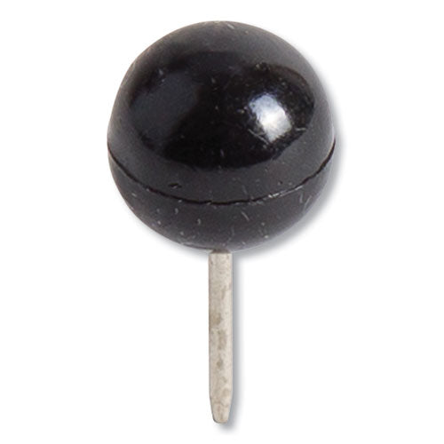 Image of U Brands Fashion Sphere Push Pins, Plastic, Assorted, 0.44", 200/Pack