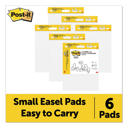 Image of Post-it® Easel Pads Super Sticky Vertical-Orientation Self-Stick Easel Pads, Unruled, 15 x 18, White, 20 Sheets, 2/Pack