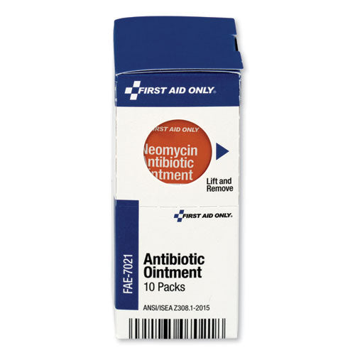 Image of First Aid Only Smartcompliance Antibiotic Ointment, 0.9 G Packet, 10/box