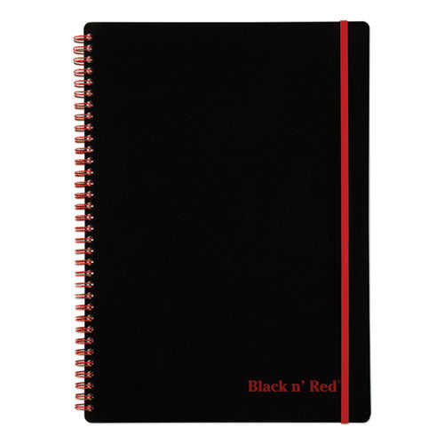 Image of Black n' Red Flexible Cover Twinwire Notebooks, SCRIBZEE Compatible, 1-Subject, Wide/Legal Rule, Black/Red Cover, (70) 11.75 x 8.25 Sheets