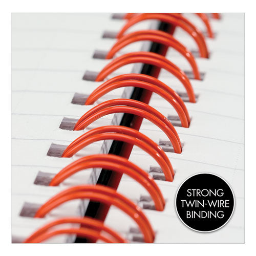 Image of Black n' Red Hardcover Twinwire Notebooks, SCRIBZEE Compatible, 1-Subject, Wide/Legal Rule, Black/Red Cover, (70) 8.25 x 5.88 Sheets