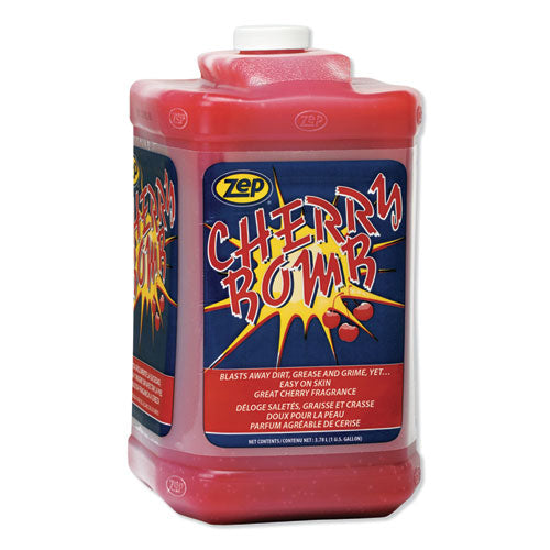 Image of Zep® Cherry Bomb Hand Cleaner Refill, Cherry Scent, 1 gal, 4/Carton