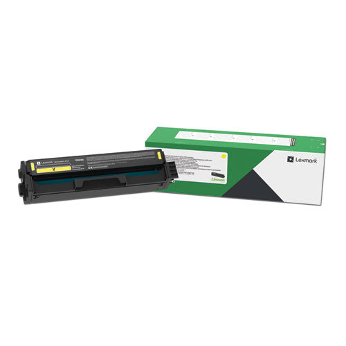 Image of Lexmark C3210y0 Return Program Toner, 1,500 Page-Yield, Yellow