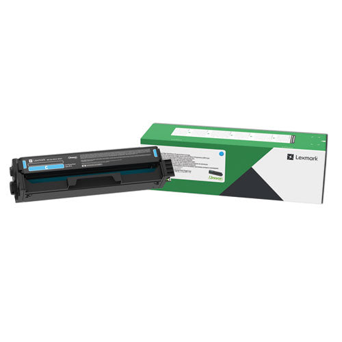 Image of Lexmark C3210c0 Return Program Toner, 1,500 Page-Yield, Cyan