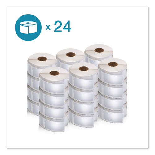 Image of DYMO® LW Multipurpose Labels, 1" x 2.13", White, 500 Labels/Roll, 24 Rolls/Box