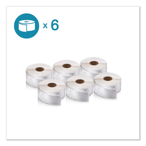 Image of DYMO® LW Address Labels, 0.75" x 2", White, 500 Labels/Roll, 6 Rolls/Pack