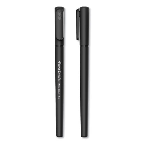 Image of Paper Mate® Write Bros. Ballpoint Pen Value Pack, Stick, Medium 1 Mm, Black Ink, Black Barrel, 120/pack