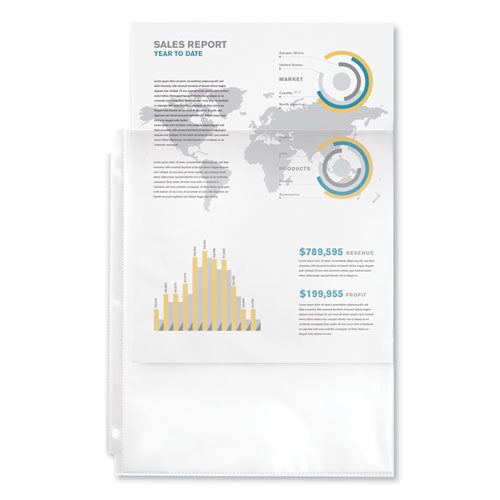 Image of Avery® Top-Load Sheet Protector, Economy Gauge, Letter, Clear, 50/box