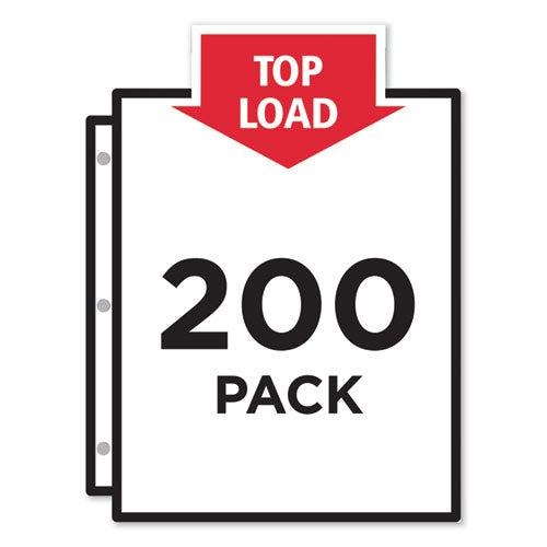 Image of Avery® Top-Load Poly Sheet Protectors, Heavyweight, Letter, Nonglare, 200/box