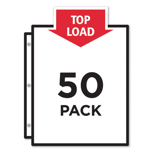 Image of Avery® Top-Load Poly Sheet Protectors, Heavy Gauge, Letter, Nonglare, 50/box