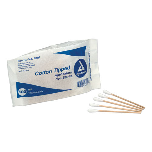 Image of First Aid Only Refill For Smartcompliance Business Cabinet, Cotton-Tipped Applicators, 3",100/bag