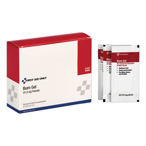 Image of First Aid Only Burn Gel, 3.5 G Packet, 25/box