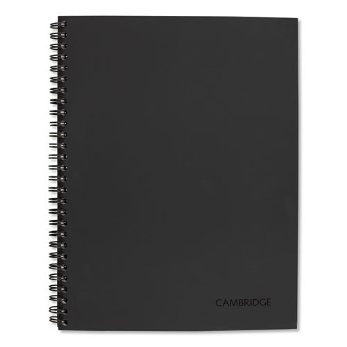 Image of Cambridge® Wirebound Guided Business Notebook, Action Planner Project-Management Format, Dark Gray Cover, (80) 9.5 x 7.5 Sheets