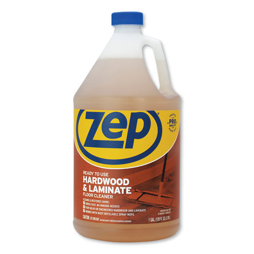 Image of Zep Commercial® Hardwood And Laminate Cleaner, Fresh Scent, 1 Gal, 4/carton