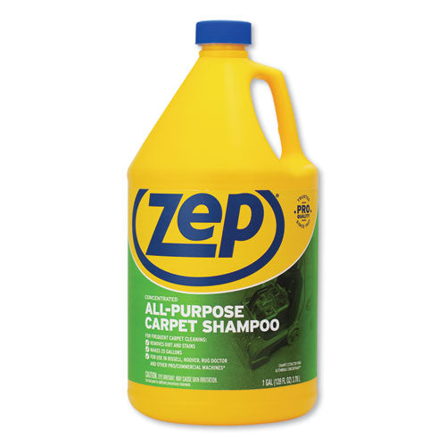 Image of Zep Commercial® Concentrated All-Purpose Carpet Shampoo, Unscented, 1 gal, 4/Carton