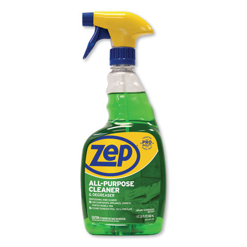 Image of Zep Commercial® All-Purpose Cleaner And Degreaser, Fresh Scent, 32 Oz Spray Bottle, 12/carton